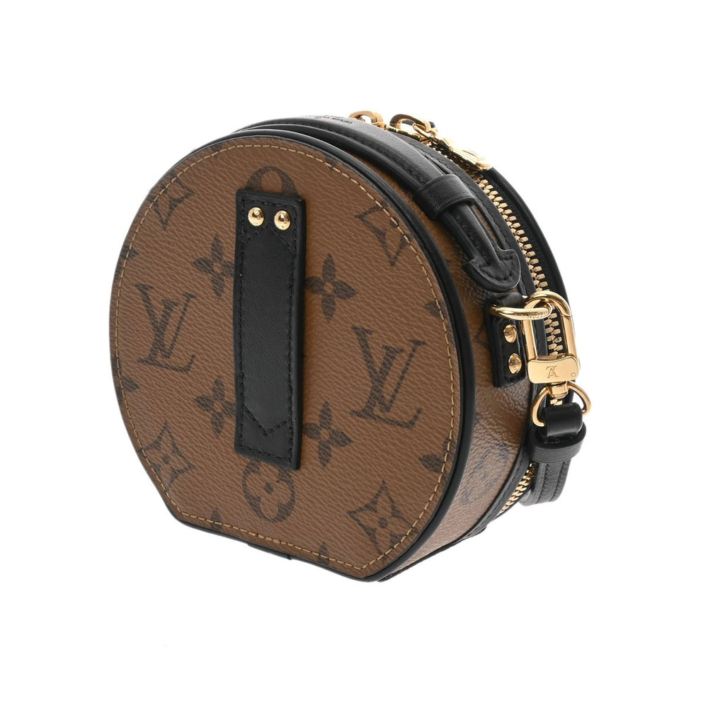 Louis Vuitton Shoulder Chapeau Bag Boite Canvas Brown Reverse Monogram